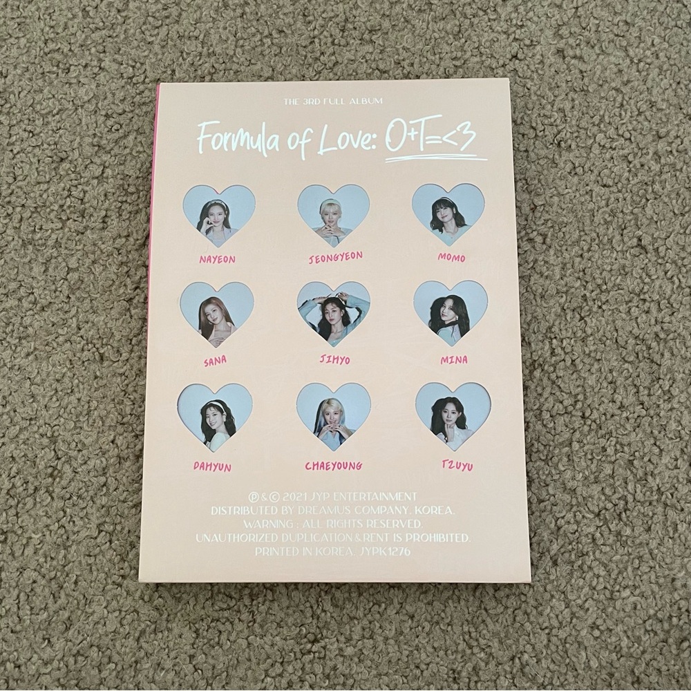 Formula of Love: O+T=<3 Album